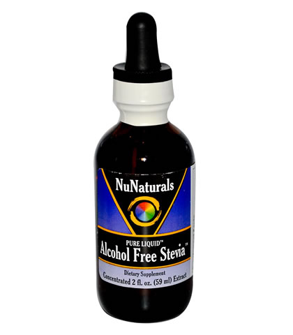 Pure Liquid Stevia, NuNaturals (59ml) - Click Image to Close